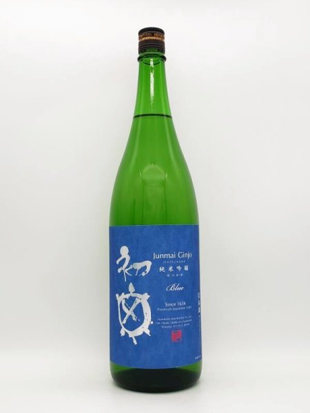 画像1: 初亀　純米吟醸BLUE　1800ml 　(季節限定商品・5月下旬入荷） (1)