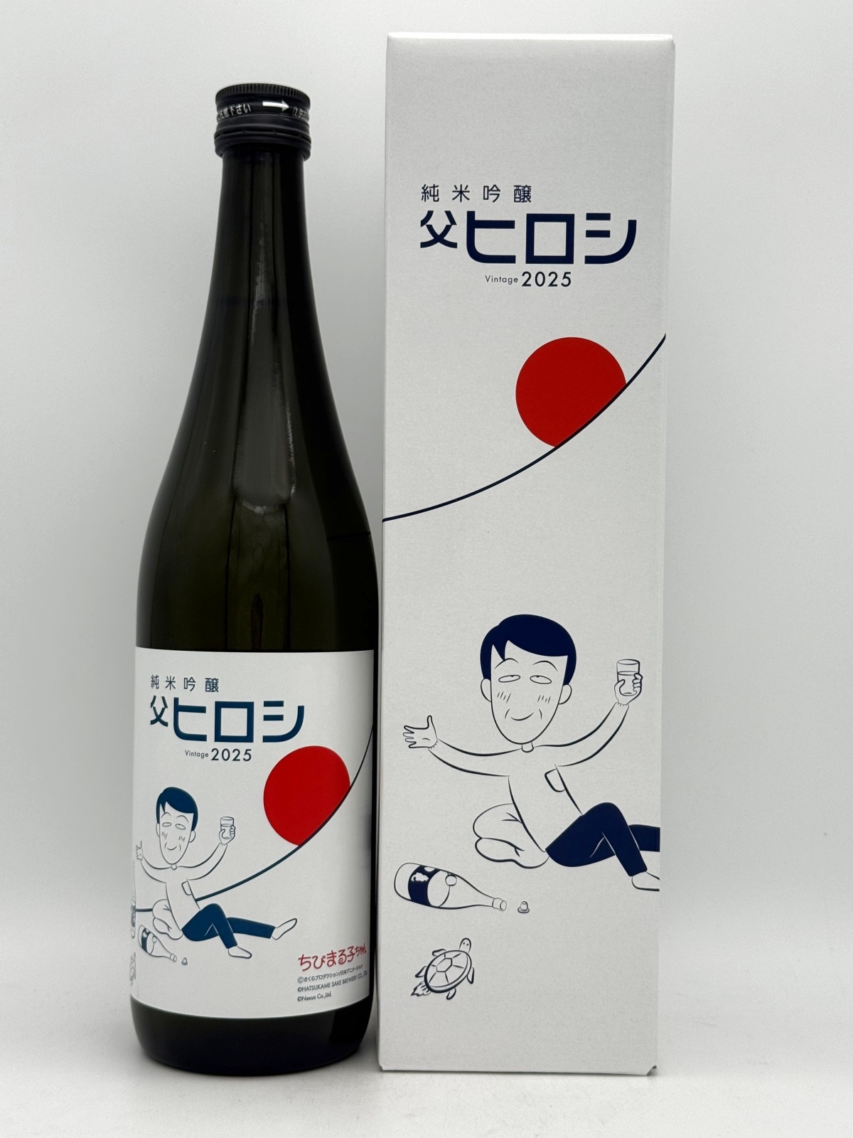 初亀 初亀醸造×ちびまる子ちゃんコラボ日本酒 純米吟醸 父ヒロシ 2025 720ml (数量限定商品)